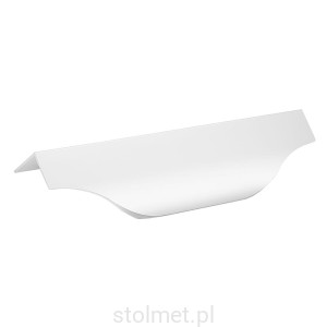 Uchwyt meblowy krawędziowy PERU UA06, Aluminium mat, 148mm 