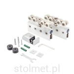 Zestaw okuć KANON GLASS na jedne drzwi,  100kg