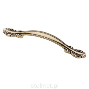 Uchwyt meblowy WERON, Mosiądz antyczny, 128mm