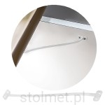 Ogranicznik kąta otwarcia frontu szafki przezroczysty