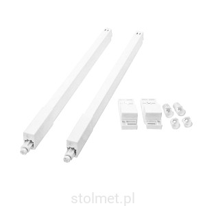 Reling do kosza na bieliznę HAFELE Matrix S35  głębokość 400 mm, Biały 