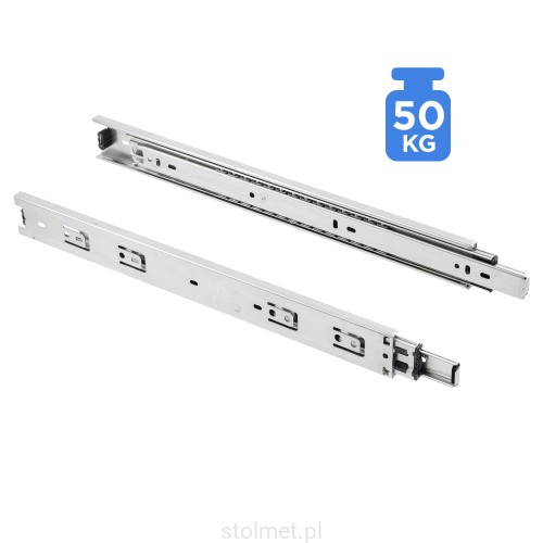 Prowadnica kulkowa GTV PK-PRO obciążenie do 50kg prowadnica meblowa STOLMET AKCESORIA MEBLOWE PK-PRO-H45-400 1.jpg