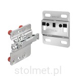 Zawieszka do szafek dolnych CAMAR 807 240 kg, komplet, lewa strona