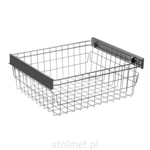 Szuflada na bieliznę druciana GTV SMART 60 cm antracyt W-WKO60-BP-60