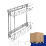 PALETA Kosz Cargo do szafki 20cm, 2 półki, P22, Mocowanie boczne - 30 SZTUK