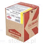 Wkręty hartowane konfirmaty do drewna, fi 3x30 mm, 1000 szt. WKRĘT-MET