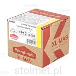 Wkręty hartowane konfirmaty do drewna, fi 3,5x30 mm, 500 szt. WKRĘT-MET