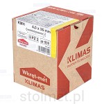 Wkręty hartowane konfirmaty do drewna, fi 4x35 mm, 500 szt. WKRĘT-MET