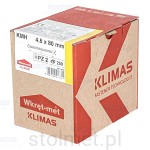 Wkręty hartowane konfirmaty do drewna, fi 4.5x80 mm, 250 szt. WKRĘT-MET