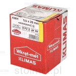 Wkręty hartowane konfirmaty do drewna, fi 5x25 mm, 500 szt. WKRĘT-MET