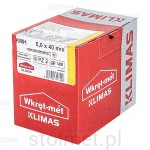 Wkręty hartowane konfirmaty do drewna, fi 5x40 mm, 500 szt. WKRĘT-MET