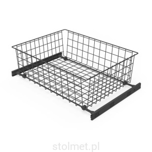 Szuflada druciana MD W-90, C H-15 cm, P. Kulkowe Samodomyk, Antracyt