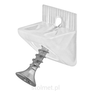 Stabilizator ścianki tylnej HDF Pilśni z wkrętem, przezroczysty, 1000 szt.