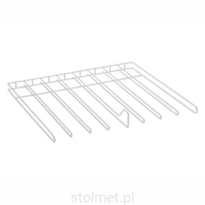 Wieszak na spodnie GTV SMART 80 cm Biały (bez prowadnic)