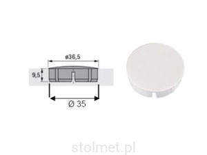 zaślepka otworu zawiasu puszkowego fi 35mm