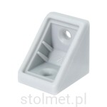 Kątownik plastikowy pojedyńczy  komandorek popiel + zaślepka opk-100 szt