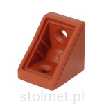 Kątownik plastikowy pojedynczy  komandorek  Calvados + zaślepka opk-100 szt