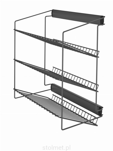 Półka  na buty trzypoziomowa boczna W-3318-P68 Stolmet  Akcesoria Meblowe.jpg