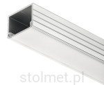 Profil do taśm pasków LED Loox 5, 2,5 m, Aluminium, Nawierzchniowy głęboki