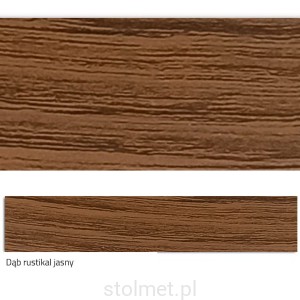 Obrzeże z klejem papierowe 21mm, Dąb rustikal jasny, 100 m
