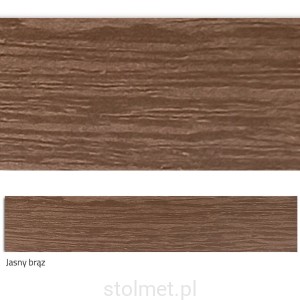 Obrzeże z klejem papierowe 21mm, Jasny brąz, 100 m 