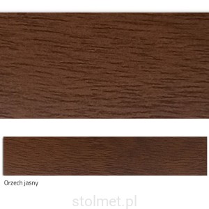 Obrzeże z klejem papierowe 21mm, Orzech jasny, 100 m 
