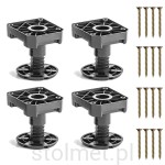 Nóżka meblowa MULTI LEG, H-65 - 85 mm, 500 kg, 4 SZTUKI