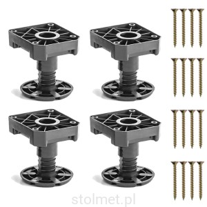 Nóżka meblowa MULTI LEG, H-65 - 85 mm, 500 kg, 4 SZTUKI
