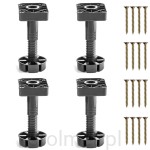 Nóżka meblowa MULTI LEG, 125 - 195 mm, 500 kg, regulacja aż 70 mm! 4 SZTUKI