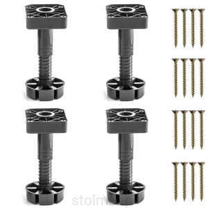Nóżka meblowa MULTI LEG, 125 - 195 mm, 500 kg, regulacja aż 70 mm! 4 SZTUKI