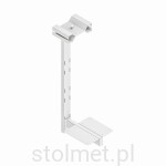 Podstawka półka podpórka na komputer pc do stelaża elektrycznego, Biała