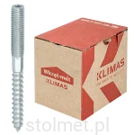 Śruba dwugwintowa M10 140mm - 100 sztuk