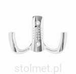 Wieszak meblowy ARGUS Z-341, 2 ramienny, chrom połysk 