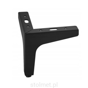 Noga meblowa NP-155BS, Czarny mat, H-150 mm
