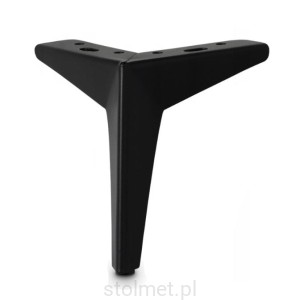 Noga meblowa NP-159, Czarny mat, H-135 mm