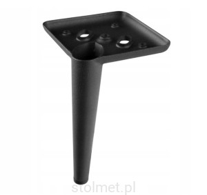 Noga meblowa NP-167, Czarny mat, H-150 mm
