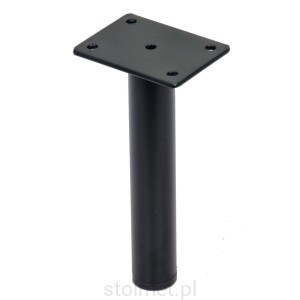 Noga meblowa NP-219, Czarny mat, H-150 mm