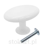 Gałka meblowa NAPOLI A-325, biały połysk