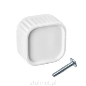Gałka meblowa WEGA, A-1636, biały mat