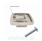 Gałka meblowa A-1415 na wkłady, satyna mat