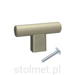 Gałka meblowa MONDO, A-1626RA2,  	Efekt stali szlachetnej