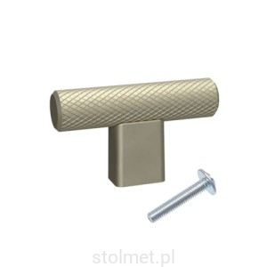 Gałka meblowa MONDO, A-1626RA2,  	Efekt stali szlachetnej