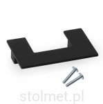 Uchwyt meblowy SOLEA, C-4132, czarny mat, 64mm