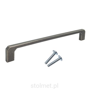 Uchwyt meblowy CAMPANA C-5824, cyna postarzana, 128mm 