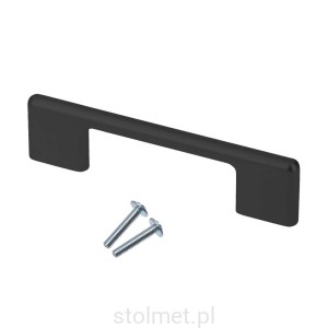 Uchwyt meblowy CAPRI, czarny mat, 160 mm