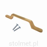 Uchwyt meblowy FLAVIO, złoty mosiądz, 96mm