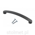 Uchwyt meblowy GENUA, czarny mat, 160mm