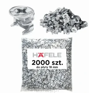 Złącze mimośrodowe, mimośród HAFELE 18mm – 2000 szt