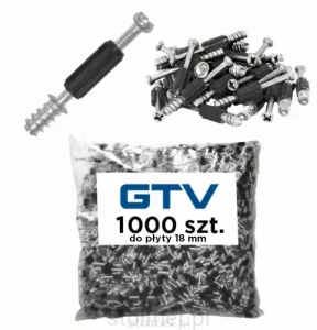 Złącze mimośrodowe GTV trzpień  6,3 x 45 1000 szt. B34/44 mm