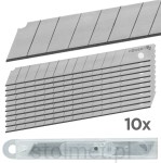 Ostrza nożyki łamane wymienne 18 mm, stal SK5, 10 sztuk